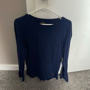 Ralph Lauren Long Sleeve T-Shirt Blue Large Like New